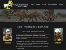 Tablet Screenshot of portesdelhistoire.com